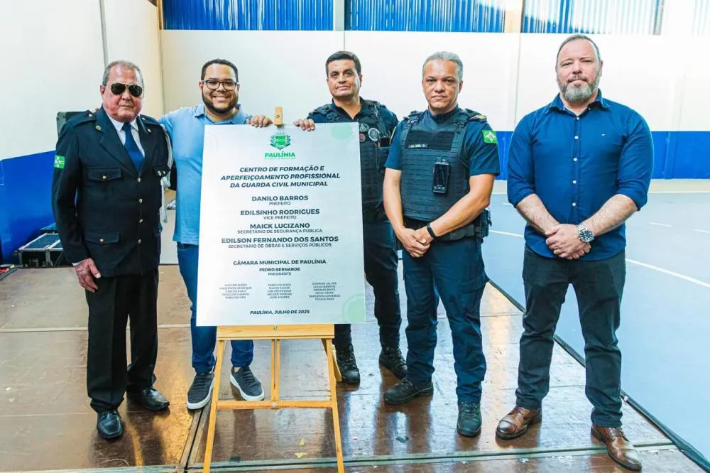 PAULÍNIA ENTREGA NOVO CENTRO DE TREINAMENTO DA GUARDA