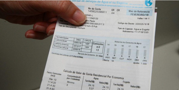 Contas da Sabesp agora podem ser pagas também pelo AgZero