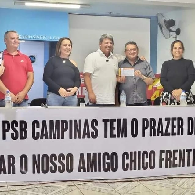 PSB Campinas promove ato de filiação para receber Chico Frentista
