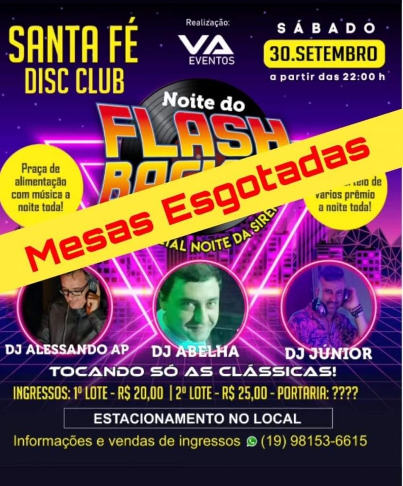  Itapira recebe “Noite do Flashback” com os DJs Abelha, Junior e Alessandro neste sábado