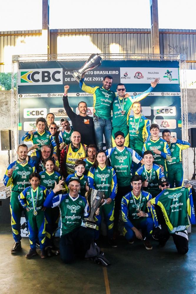 Paulínia Racing Bicicross é campeão brasileiro de BMX por equipes