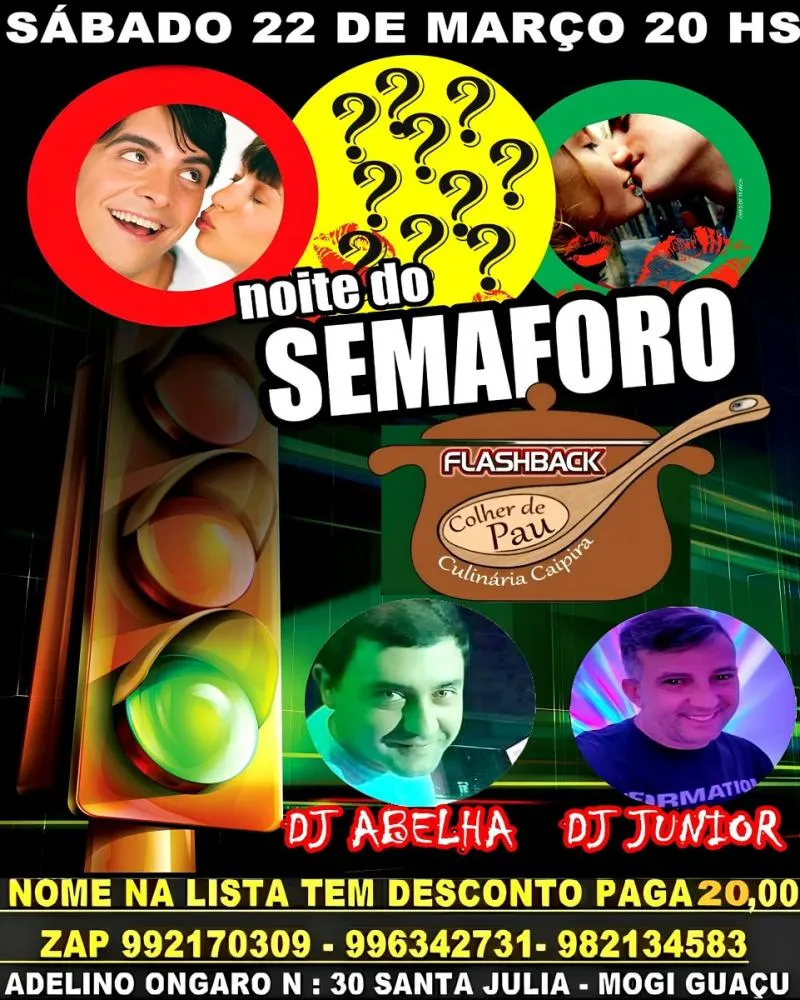 DJs Abelha e Júnior farão mais um Flashback no Colher de Pau de Mogi Guaçu no sábado 