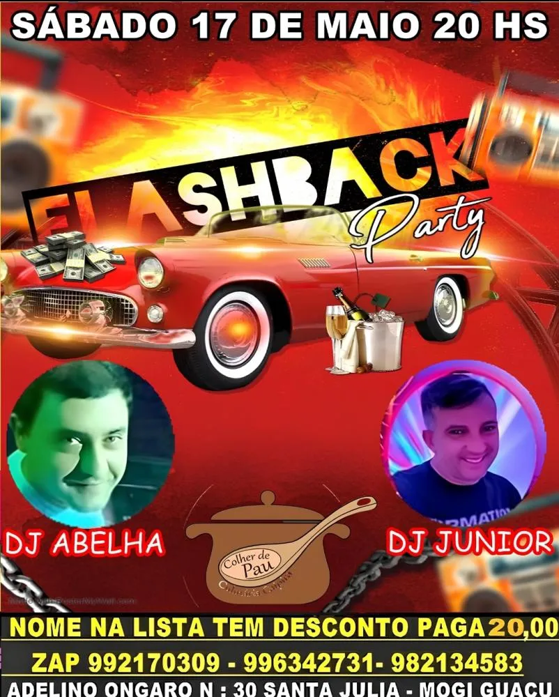 Flashback Colher de Pau agita Mogi Guaçu neste sábado