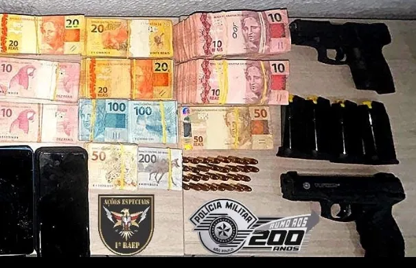 Baep prende foragido e apreende quase R$ 50 mil em Indaiatuba