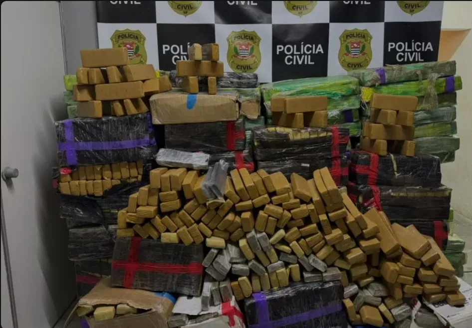 Polícia de Campinas apreende mais de uma tonelada de maconha