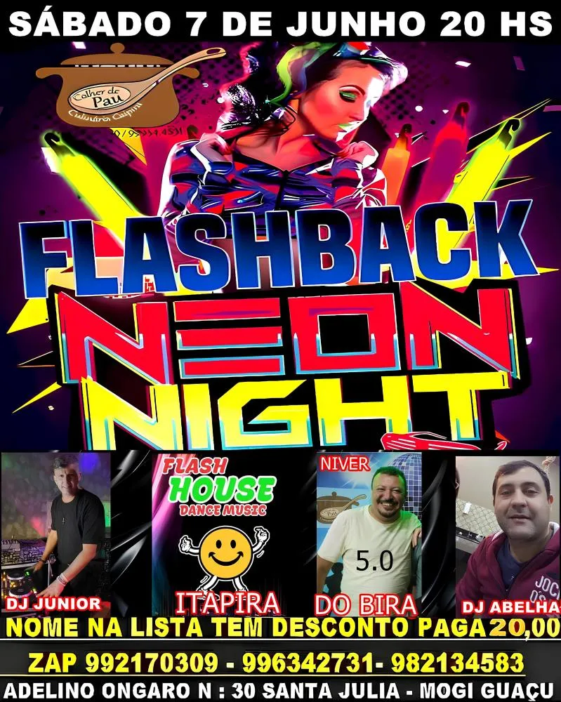 Flashback Colher de Pau: sábado terá grupo de dança e aniversariante