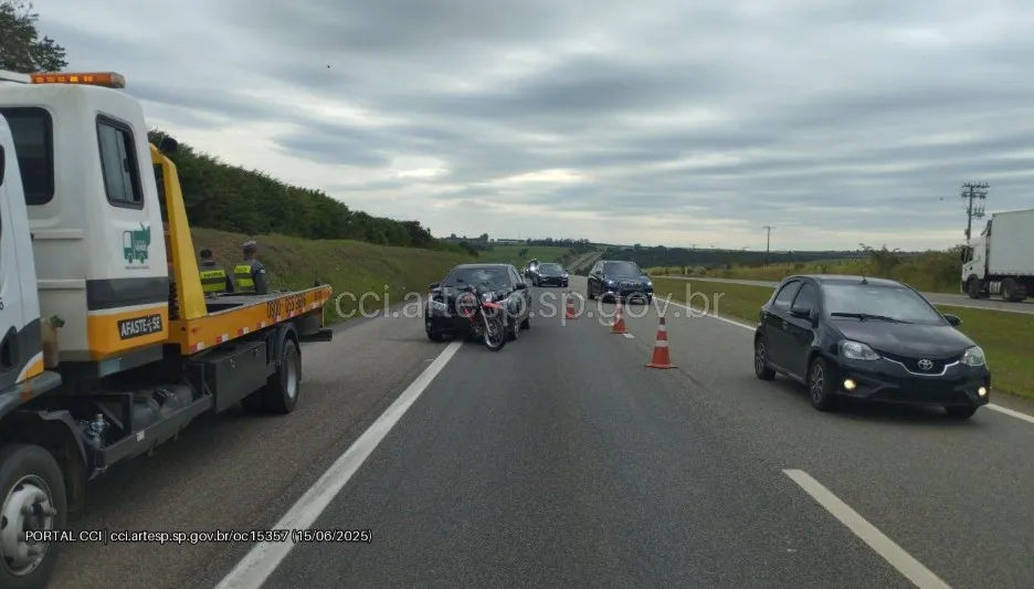 Mulher que estava em garupa de moto morre em acidente na SP-340, em Mogi Guaçu