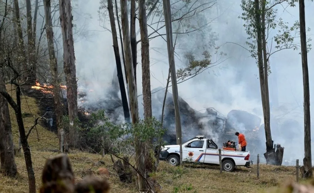 Região está em estado de alerta para incêndios até sexta-feira