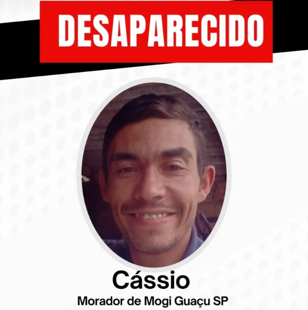 Família busca por homem desaparecido há quase uma semana em Mogi Guaçu