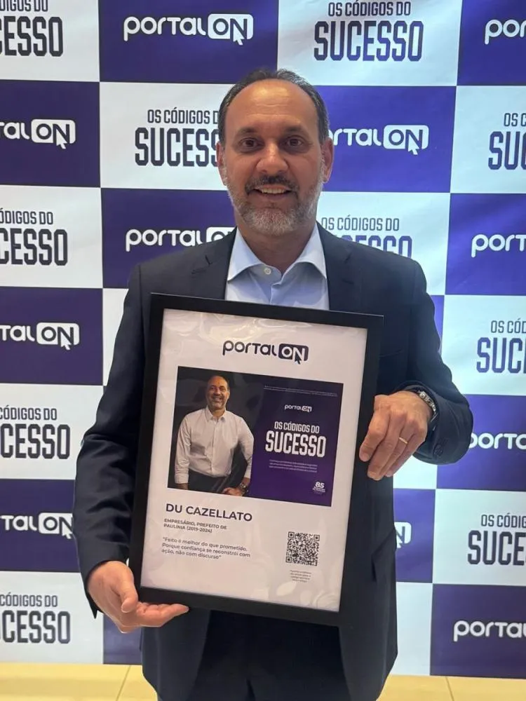 Du Cazellato é homenageado no evento “Os Códigos do Sucesso”