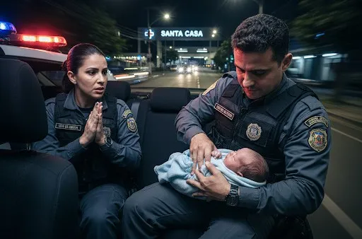 Guarda de Mogi Guaçu salva a vida de bebê que estava afogada com o leite da mãe