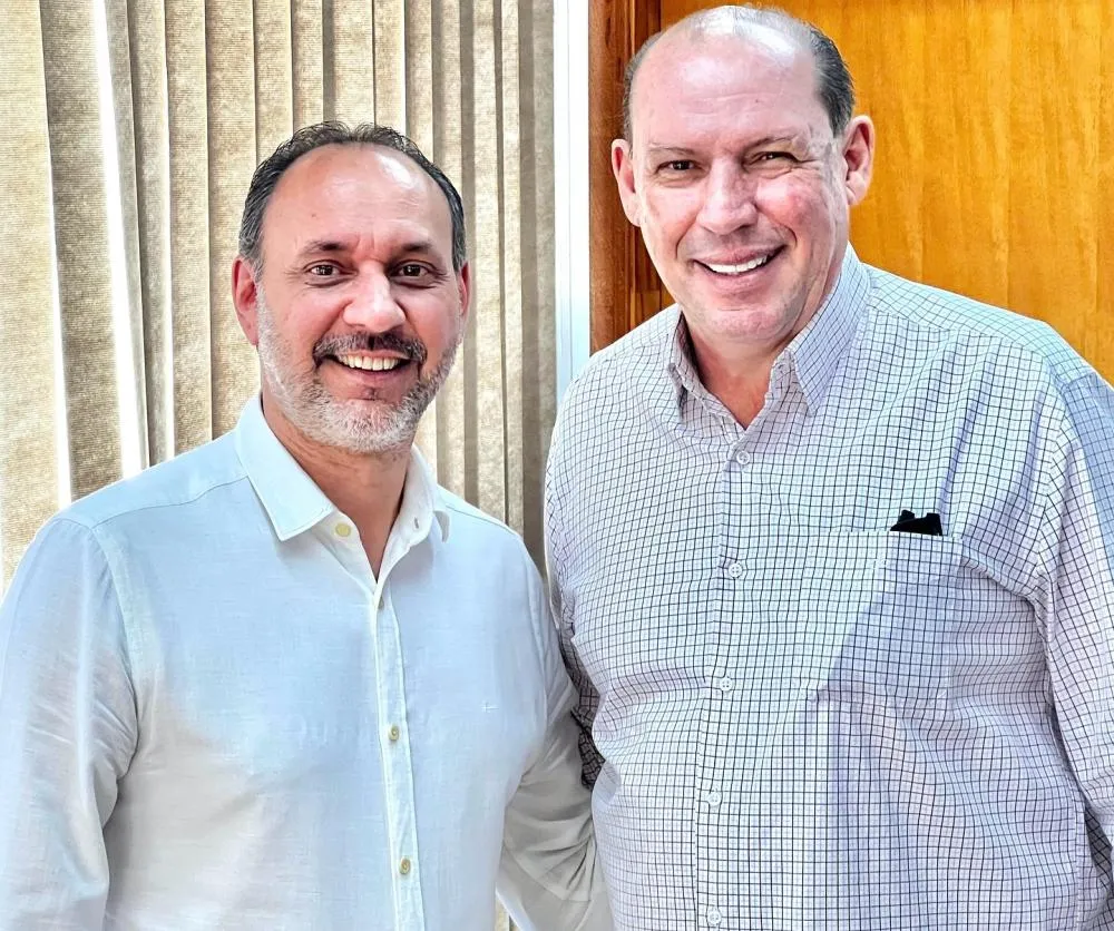 Du Cazellato participa de reunião com o prefeito de Morungaba, o Fernandão
