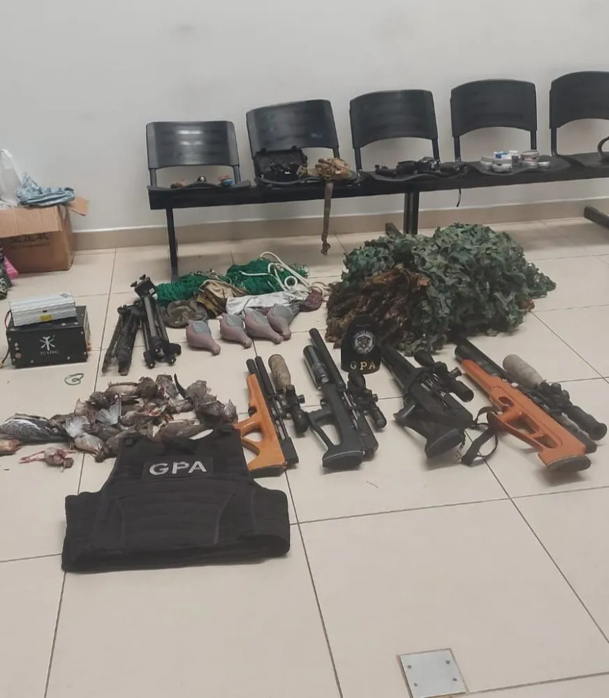 GCM Ambiental de Sumaré apreende armas e aves abatidas na área rural
