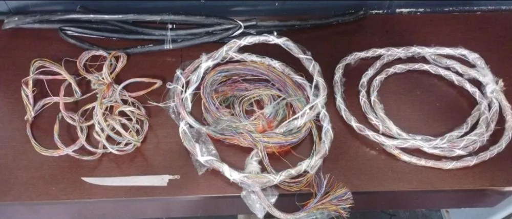 Acusado de latrocínio, homem é preso por furtar fios de energia