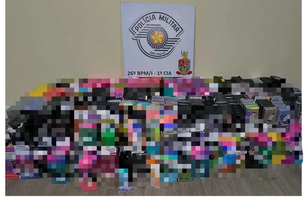 Homem é preso por contrabando, tráfico de drogas e jogos de azar em Mogi Guaçu