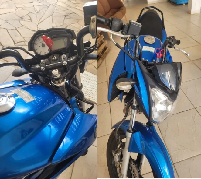 Adolescentes são apreendidos com moto roubada perto de escola