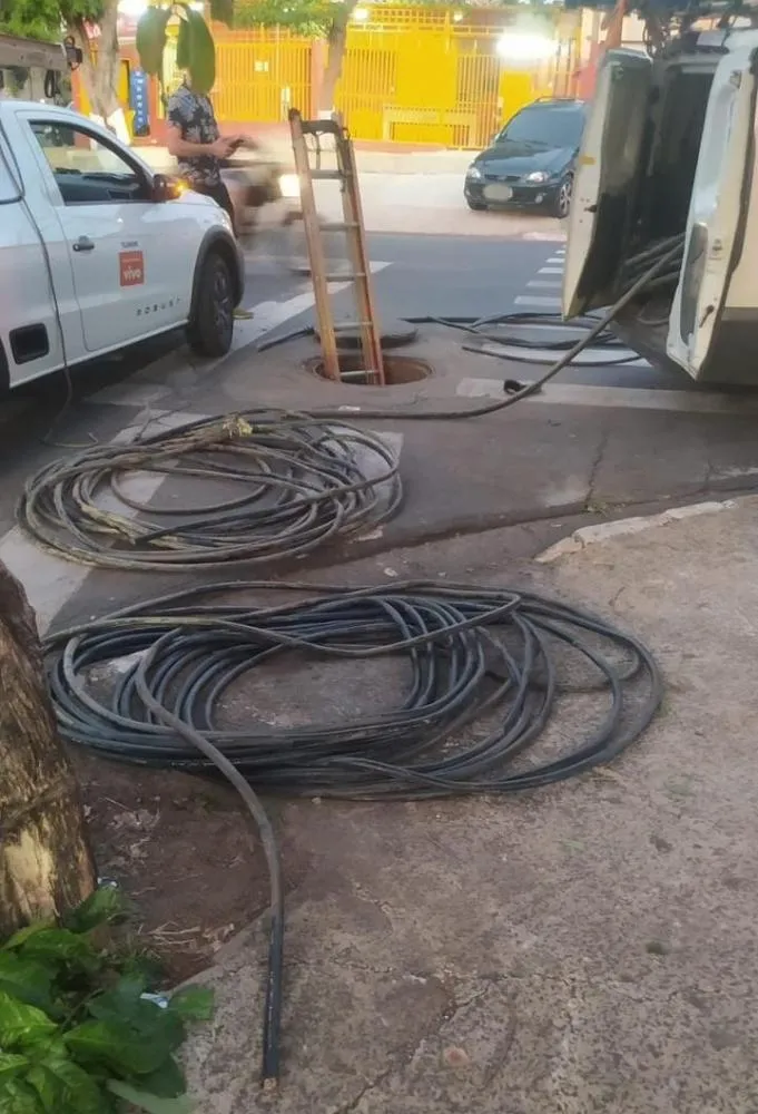 Guarda Municipal flagra suposto furto de cabos da Vivo em Campinas
