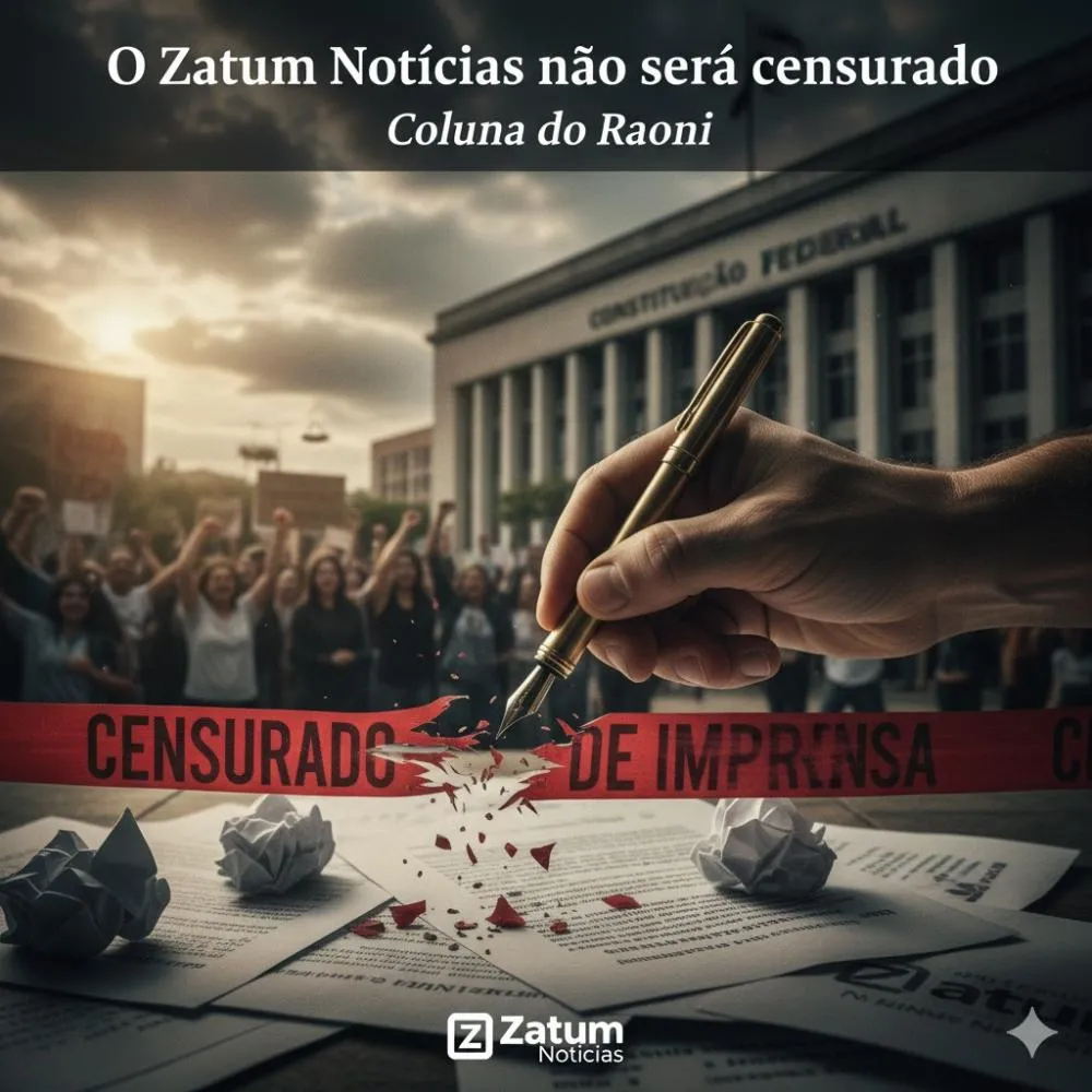 O Zatum Notícias não será censurado (Coluna do Raoni)