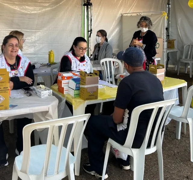 Paulínia promove ação de testagem e prevenção contra a Sífilis na Praça São Bento