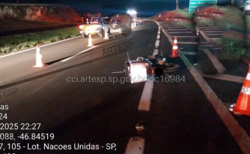 Tragédia na SP-147: motoboy morre após colidir com capivaras e ser atropelado em Itapira