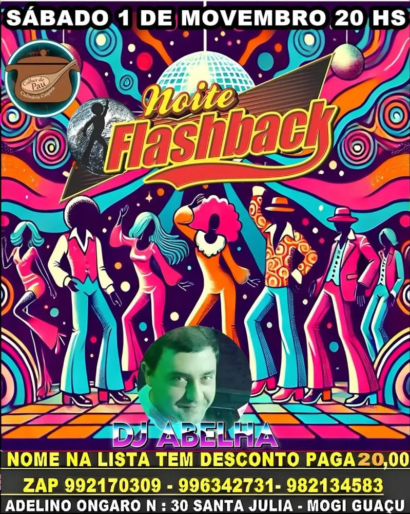 Flashback Colher de Pau agita Mogi Guaçu com muita nostalgia neste sábado