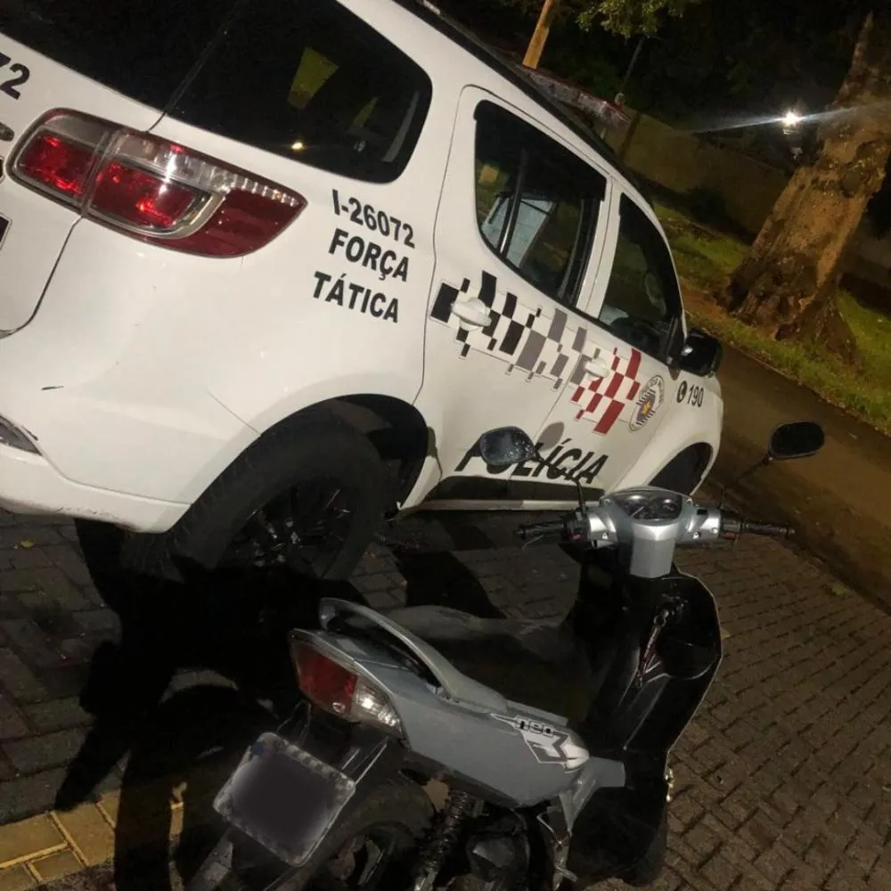PM recupera motoneta furtada em Mogi Guaçu e prende homem por receptação