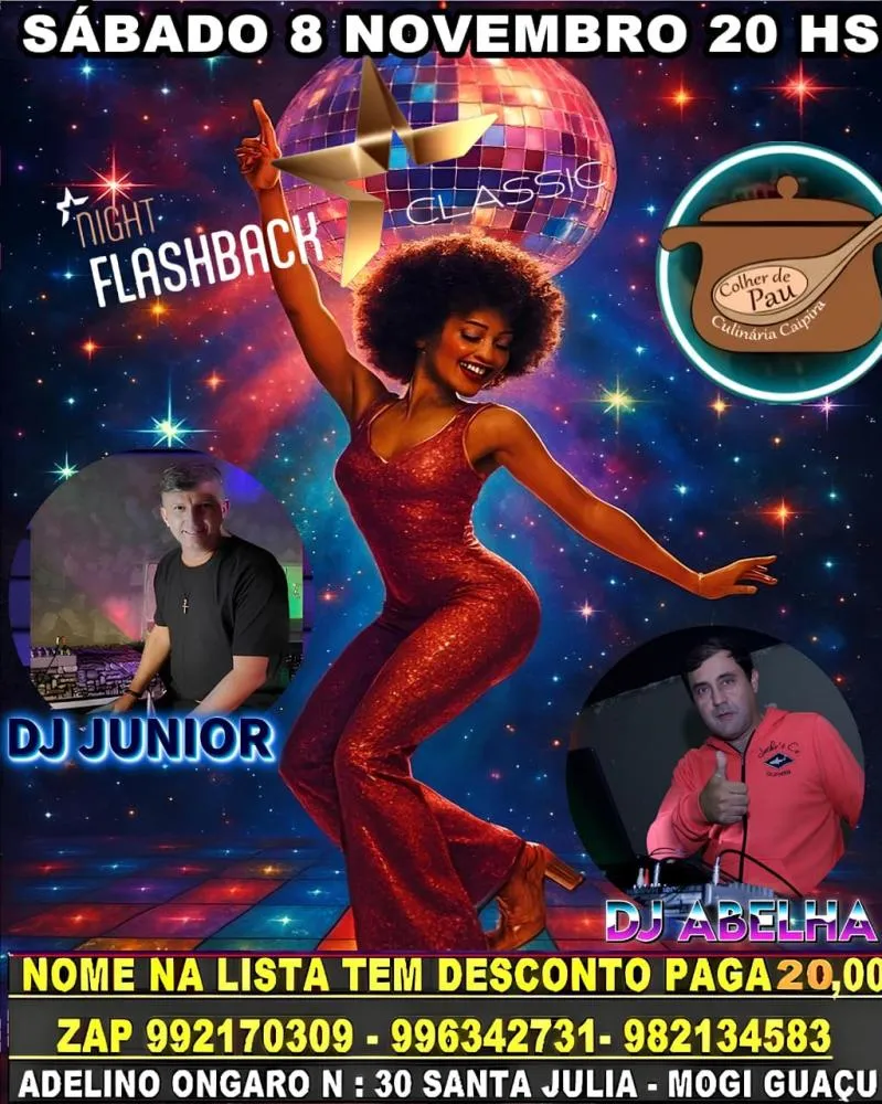 Flashback Colher de Pau agita Mogi Guaçu com muita nostalgia neste sábado