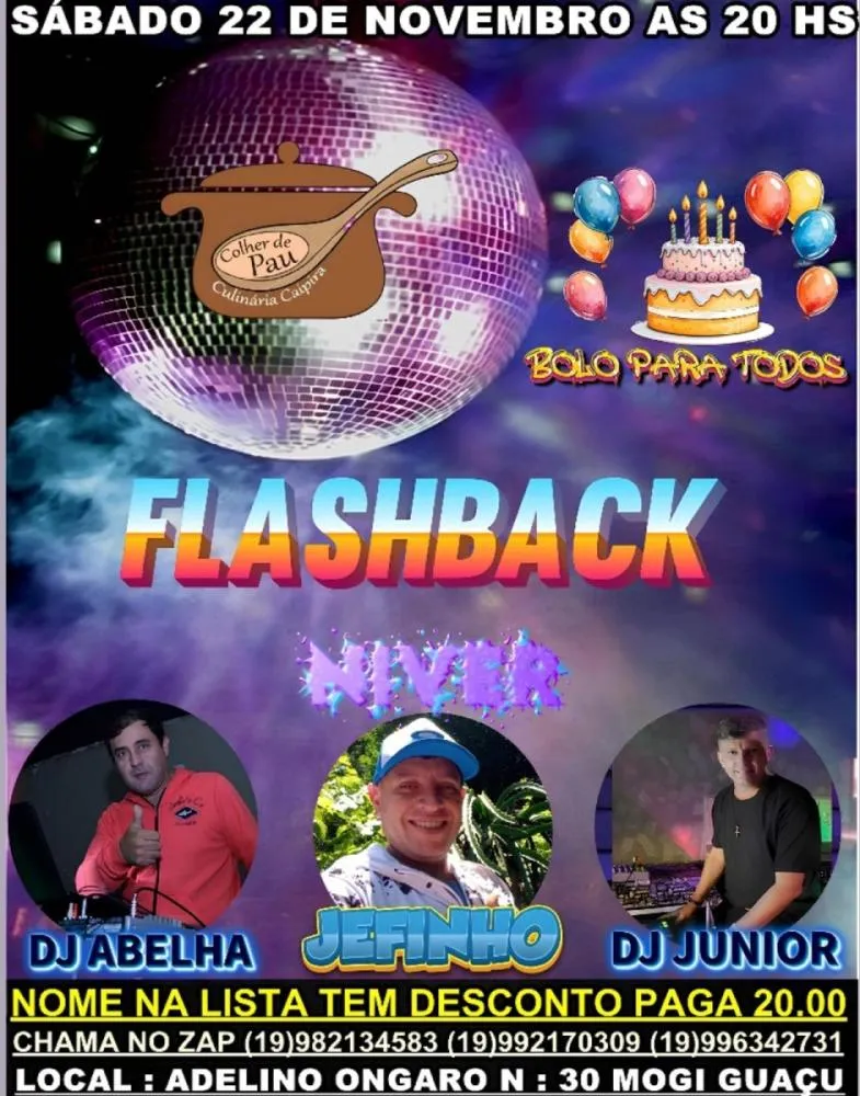 DJs Abelha e Junior comandam mais uma edição do evento em Mogi Guaçu; ingressos já estão à venda