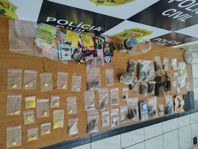 Operação conjunta prende traficante e apreende drogas em Mogi Guaçu