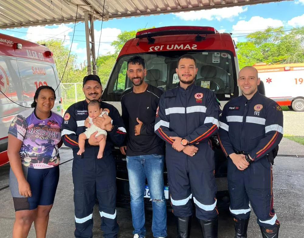 Recém-nascido engasga com leite e é salvo por equipe do Samu em Mogi Guaçu