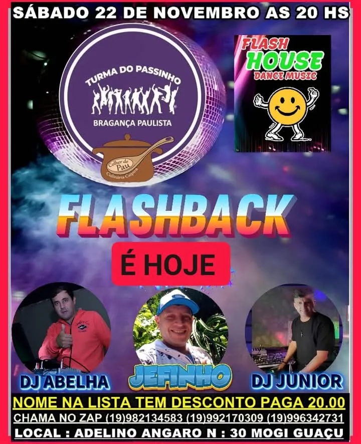 Restaurante Colher de Pau recebe DJs Abelha e Junior para noite de flashback neste sábado