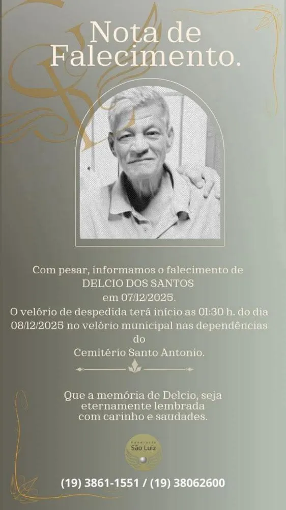 Mogi Guaçu se despede de Delcio dos Santos, símbolo de simpatia da Velha Maizena