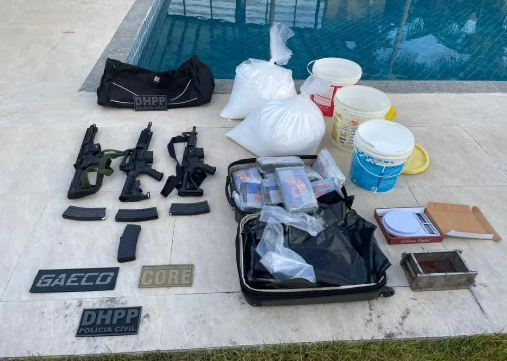 Operação prende chefe do tráfico e fecha depósito com 50 quilos de drogas
