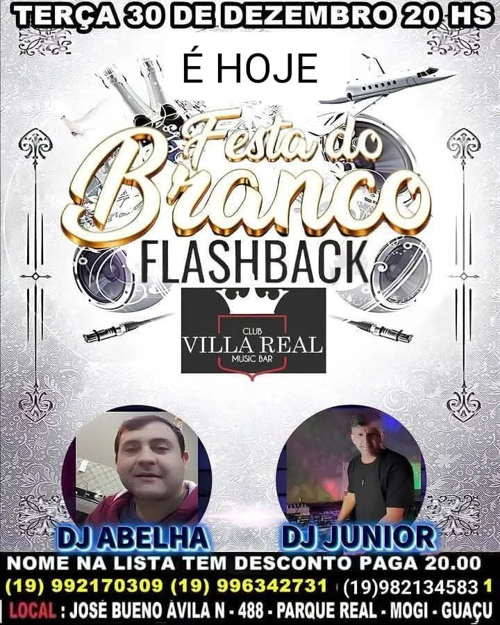 Flashback agita Mogi Guaçu com última festa do ano e em novo local