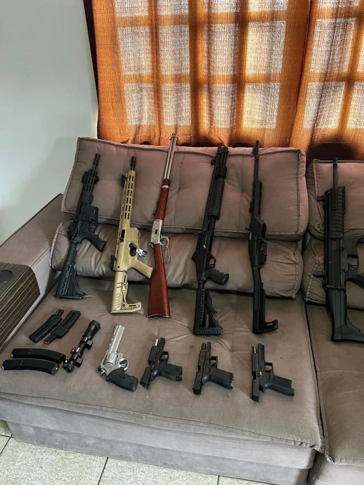  PF realiza nova fase da Operação Coffee Break e apreende armas em Sumaré