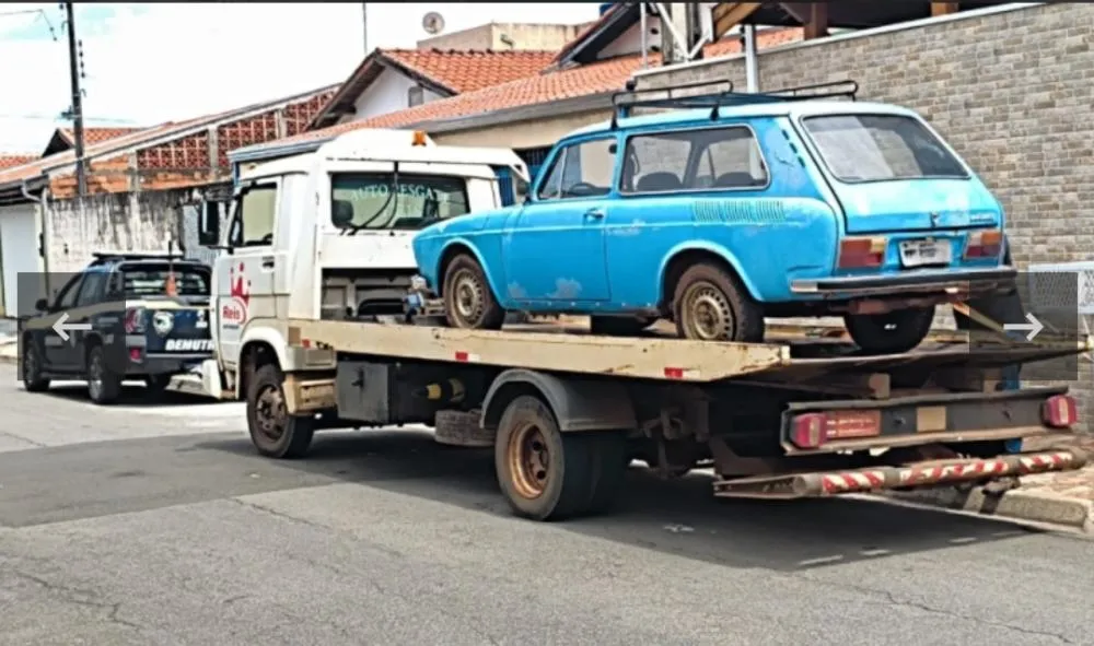 Operação da GCM apreende 50 carros abandonados em Paulínia