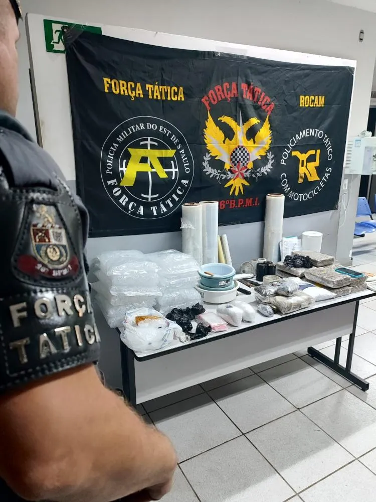  PM prende homem e apreende grande quantidade de drogas em Mogi Mirim