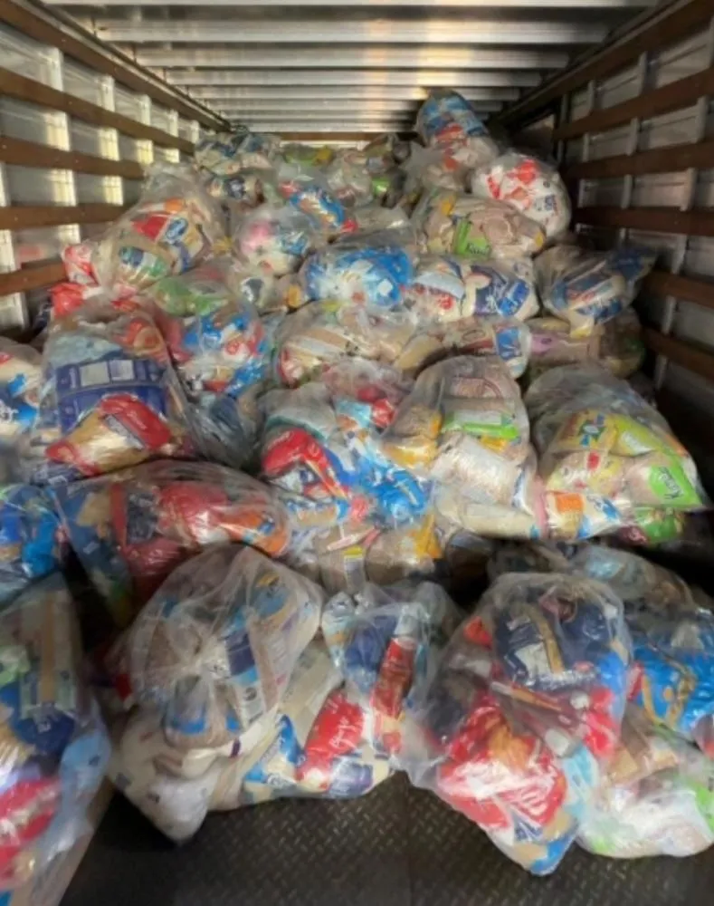 Paulínia arrecada mais de 14 toneladas de alimentos em parceria com empresa de eventos