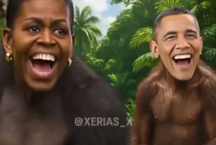 Trump se recusa a pedir desculpas por compartilhar vídeo racista que retrata Obamas como macacos