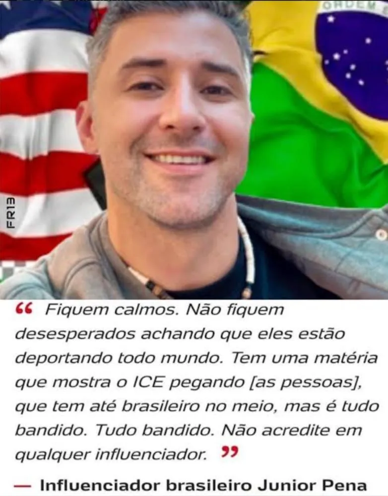 Defensor de Trump e de deportações dos EUA, brasileiro preso tem fiança negada