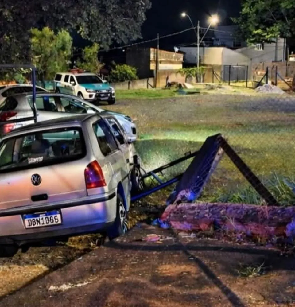 Motorista bêbado invade base da Guarda Municipal em Cosmópolis