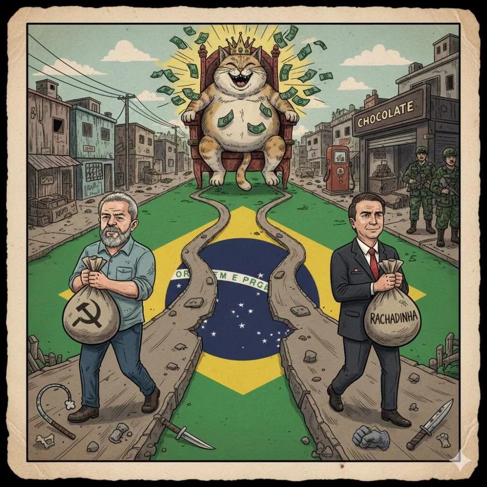 Pobre Brasil, que deverá escolher entre Lula, um ladrão profissional; e Flávio Bolsonaro, apenas um larápio mediano (Coluna do Raoni)