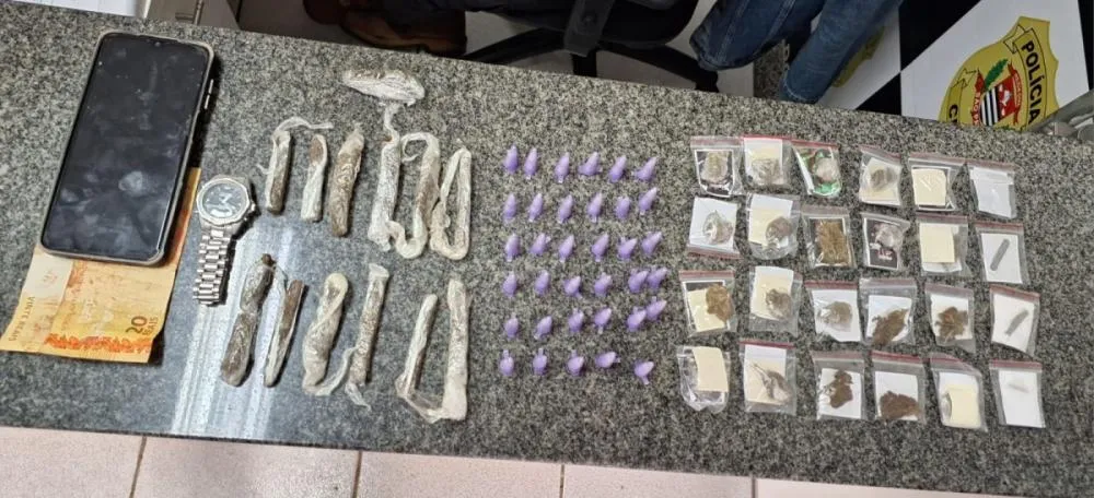 Militar prende homem por tráfico de drogas no Jardim Santa Terezinha II