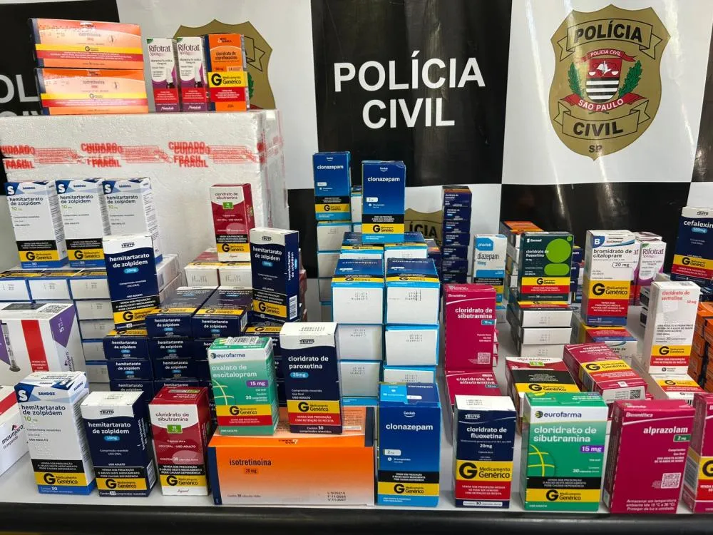 Homem é preso por vender, de forma ilegal, remédios controlados em Campinas
