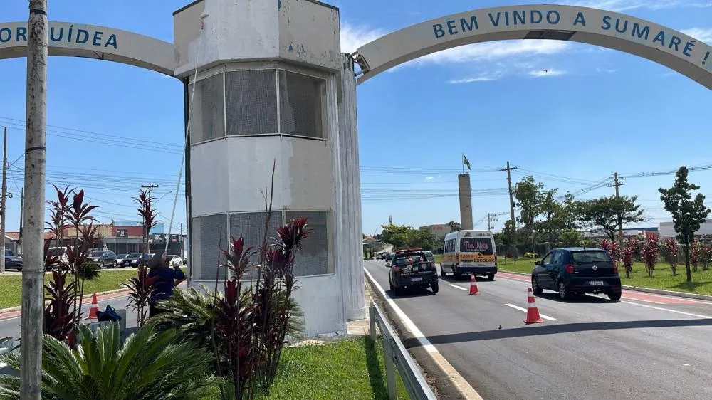 Principal porta de entrada de Sumaré, avenida passa por revitalização completa