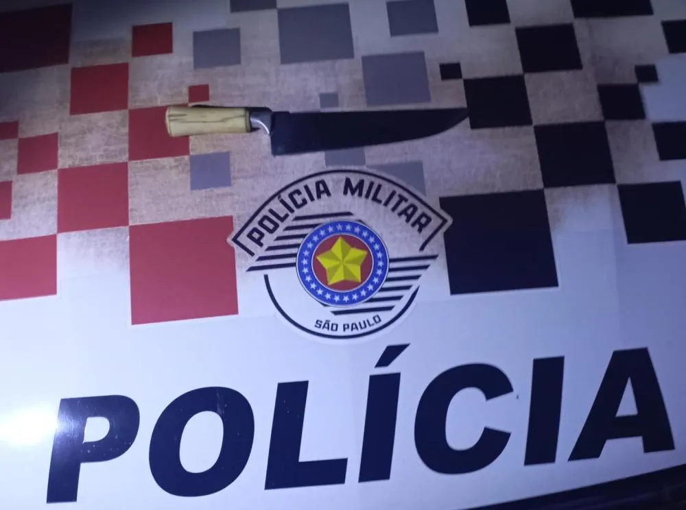 Homem é preso após agredir e ameaçar mulher com faca em Mogi Guaçu