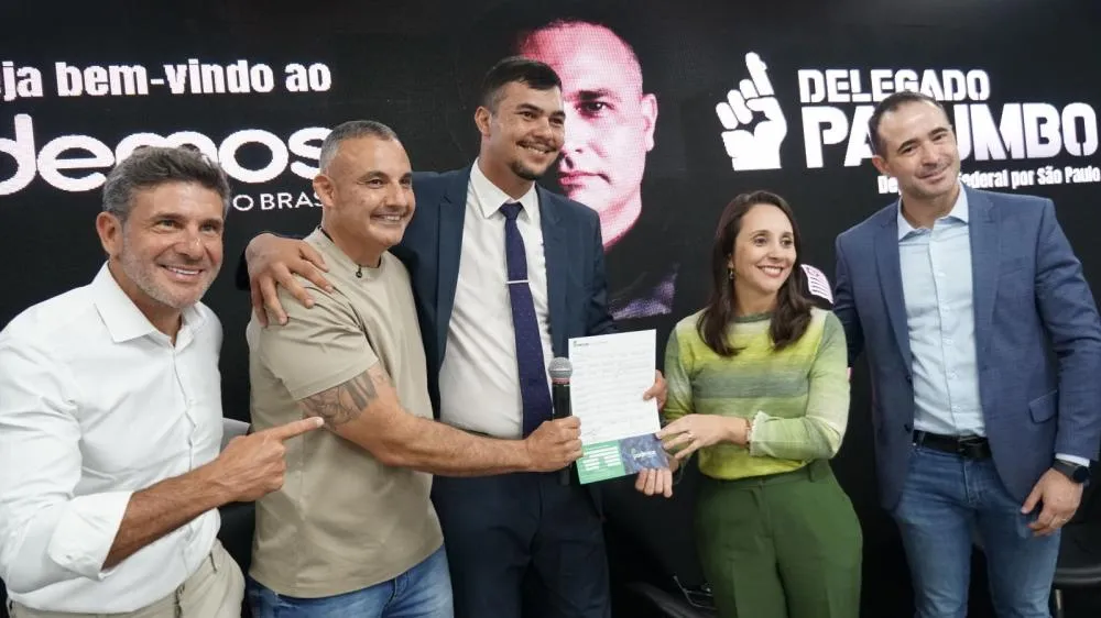 Morador de Mogi Mirim se filia ao Podemos e integra grupo do deputado Delegado Palumbo