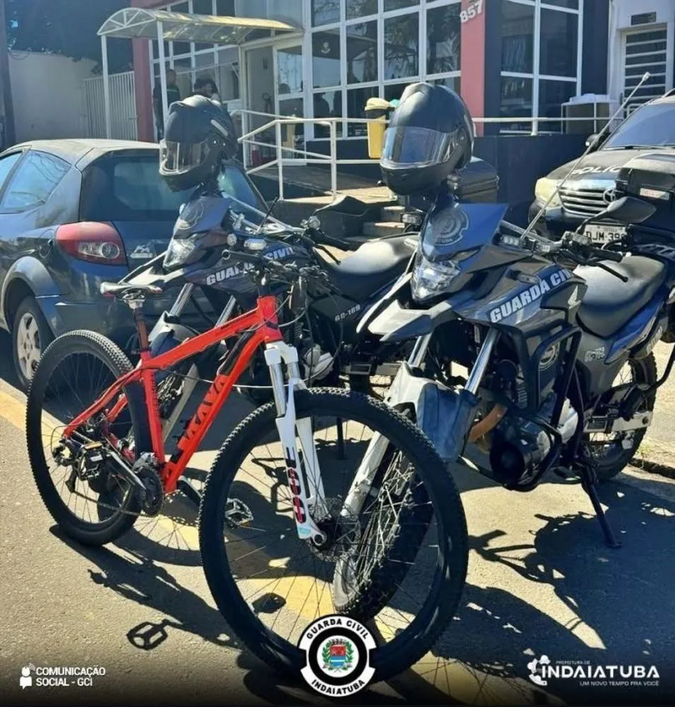 GCM recupera bicicleta avaliada em R$ 5 mil e prende ladrão em Indaiatuba