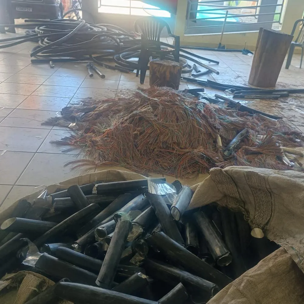Guarda detém seis homens e apreende uma tonelada de cabos de cobre em Campinas