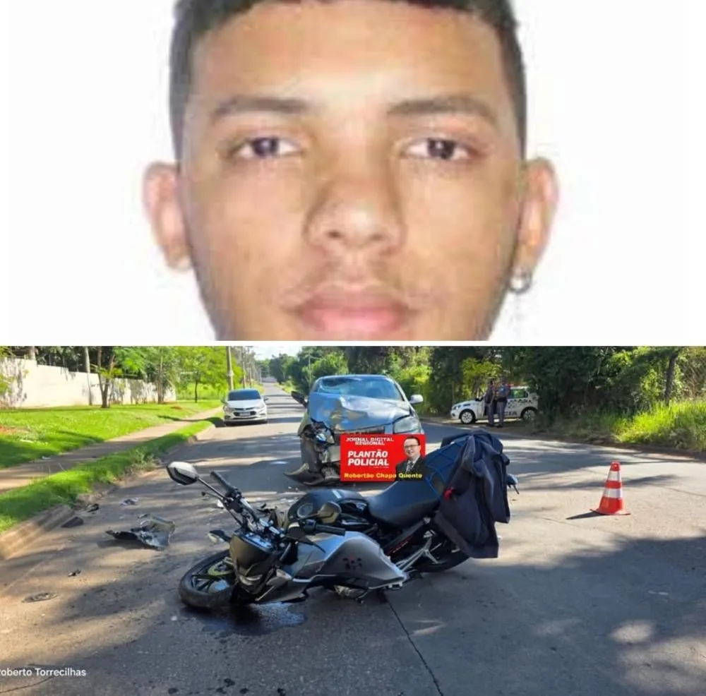 Motociclista de 22 anos morre após grave acidente em Jaguariúna